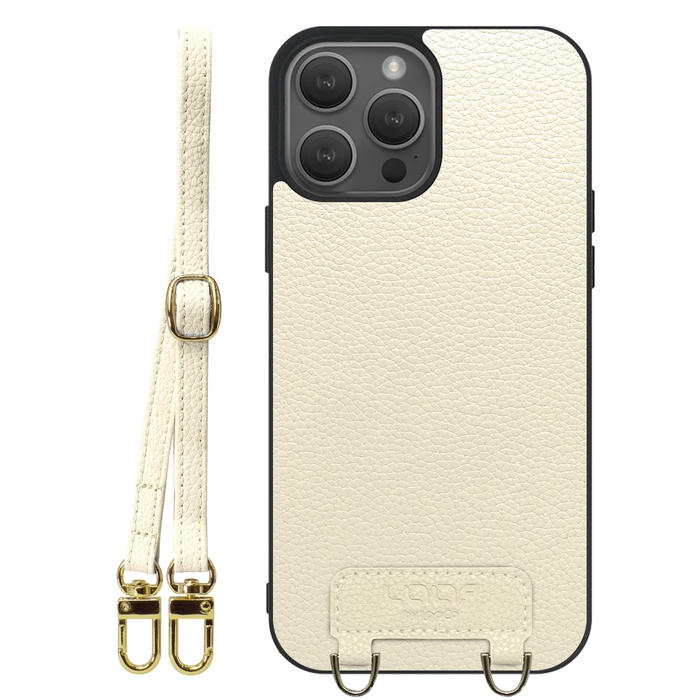 [ LOOF LUXURY-SHELL SHOULDER ] iPhone 14 Pro iphone14pro 14pro プロ ショルダーストラップ付き シンプルでスマート 本革 シェル型ケース ショルダー ストラップ スマホショルダー [ iPhone 14 Pro ]
