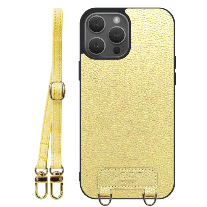 [ LOOF LUXURY-SHELL SHOULDER ] iPhone 14 Pro iphone14pro 14pro プロ ショルダーストラップ付き シンプルでスマート 本革 シェル型ケース ショルダー ストラップ スマホショルダー [ iPhone 14 Pro ]