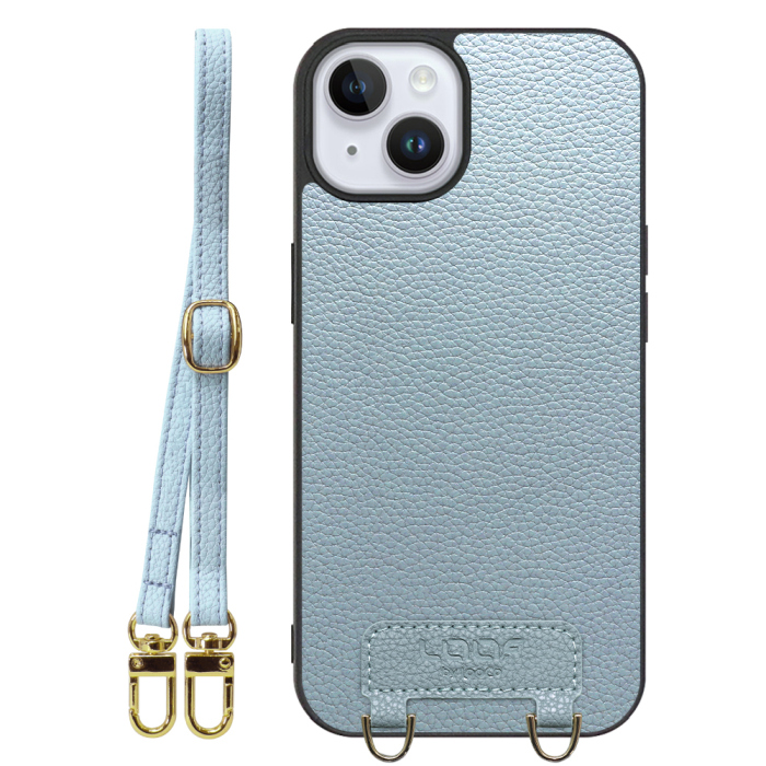 [ LOOF LUXURY-SHELL SHOULDER ] iPhone 14 Plus iphone14plus 14plus 14+ プラス ショルダーストラップ付き シンプルでスマート 本革 シェル型ケース ショルダー ストラップ スマホショルダー [ iPhone 14 Plus ]