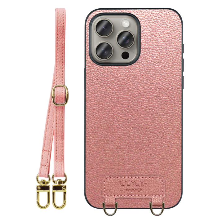 [ LOOF LUXURY-SHELL SHOULDER ] iPhone 15 Pro Max iPhone15 Pro Max アイフォン15 プロ マックス iPhone 15 15ProMax アイフォン 15 ショルダーストラップ付き シンプルでスマート 本革 シェル型ケース ショルダー ストラップ スマホショルダー [ iPhone 15 Pro Max ]