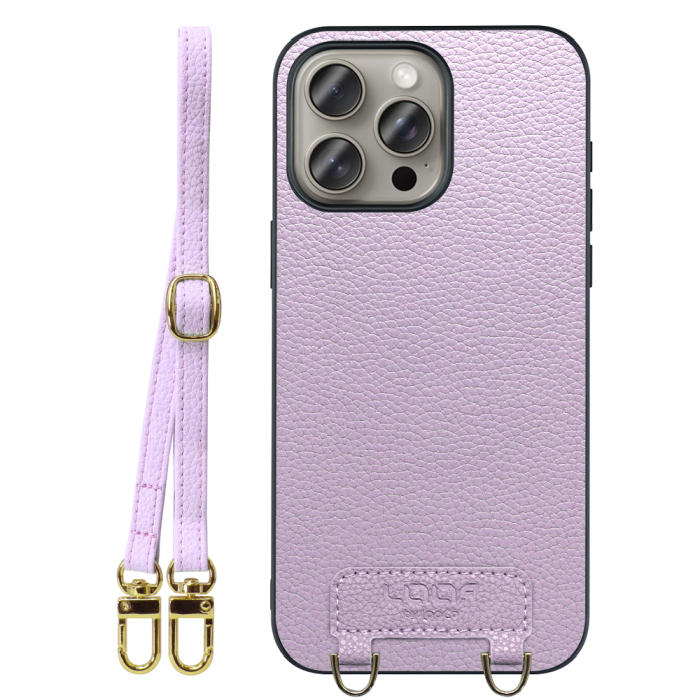 [ LOOF LUXURY-SHELL SHOULDER ] iPhone 15 Pro Max iPhone15 Pro Max アイフォン15 プロ マックス iPhone 15 15ProMax アイフォン 15 ショルダーストラップ付き シンプルでスマート 本革 シェル型ケース ショルダー ストラップ スマホショルダー [ iPhone 15 Pro Max ]
