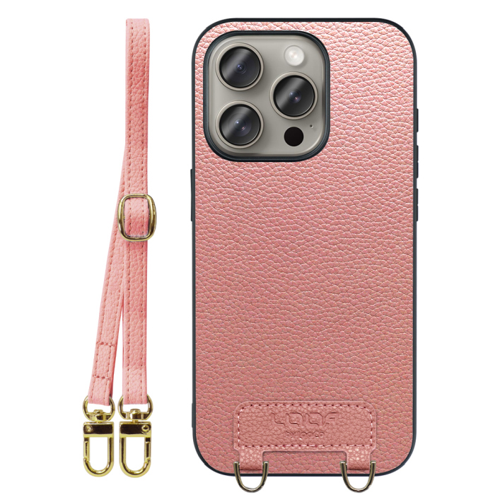 [ LOOF LUXURY-SHELL SHOULDER ] iPhone 15 Pro iPhone15 Pro アイフォン15 プロ iPhone 15 Pro 15Pro アイフォン 15 ショルダーストラップ付き シンプルでスマート 本革 シェル型ケース ショルダー ストラップ スマホショルダー [ iPhone 15 Pro ]