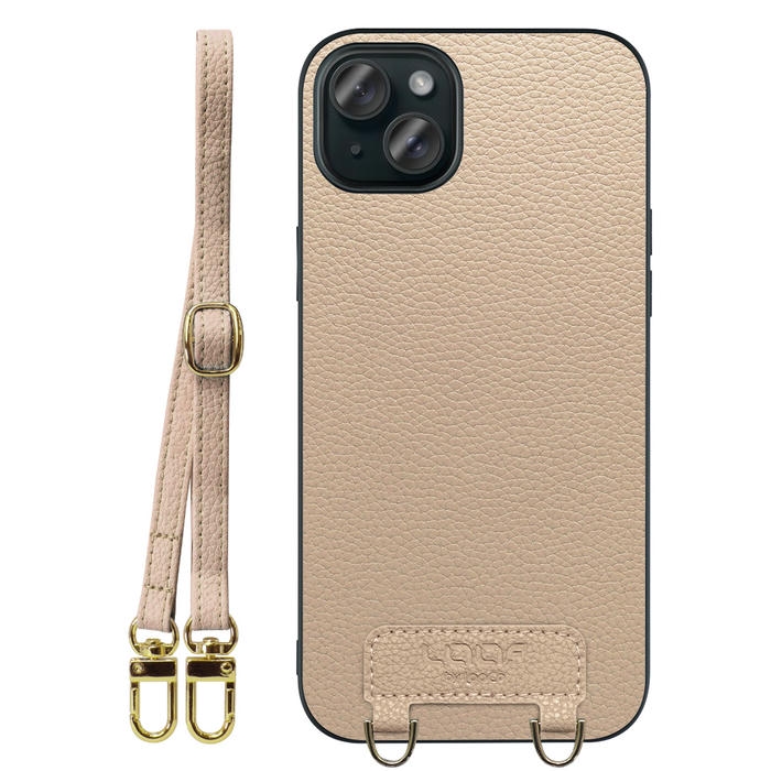 [ LOOF LUXURY-SHELL SHOULDER ] iPhone 15 Plus iPhone15 Plus アイフォン15 プラス iPhone 15 Plus 15Plus アイフォン 15 ショルダーストラップ付き シンプルでスマート 本革 シェル型ケース ショルダー ストラップ スマホショルダー [ iPhone 15 Plus ]