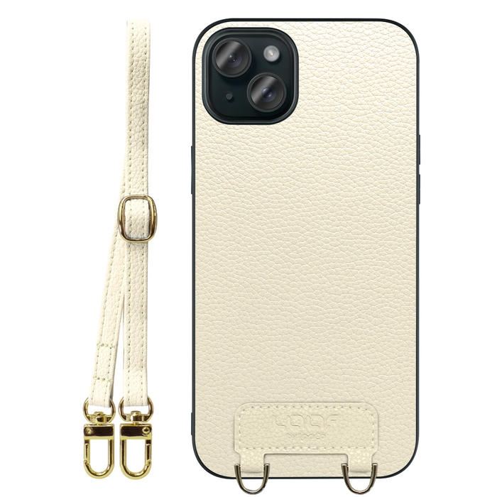 [ LOOF LUXURY-SHELL SHOULDER ] iPhone 15 Plus iPhone15 Plus アイフォン15 プラス iPhone 15 Plus 15Plus アイフォン 15 ショルダーストラップ付き シンプルでスマート 本革 シェル型ケース ショルダー ストラップ スマホショルダー [ iPhone 15 Plus ]