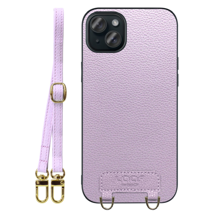 [ LOOF LUXURY-SHELL SHOULDER ] iPhone 15 Plus iPhone15 Plus アイフォン15 プラス iPhone 15 Plus 15Plus アイフォン 15 ショルダーストラップ付き シンプルでスマート 本革 シェル型ケース ショルダー ストラップ スマホショルダー [ iPhone 15 Plus ]