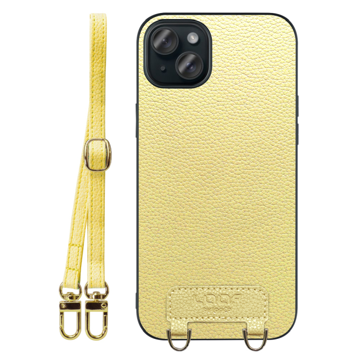 [ LOOF LUXURY-SHELL SHOULDER ] iPhone 15 Plus iPhone15 Plus アイフォン15 プラス iPhone 15 Plus 15Plus アイフォン 15 ショルダーストラップ付き シンプルでスマート 本革 シェル型ケース ショルダー ストラップ スマホショルダー [ iPhone 15 Plus ]