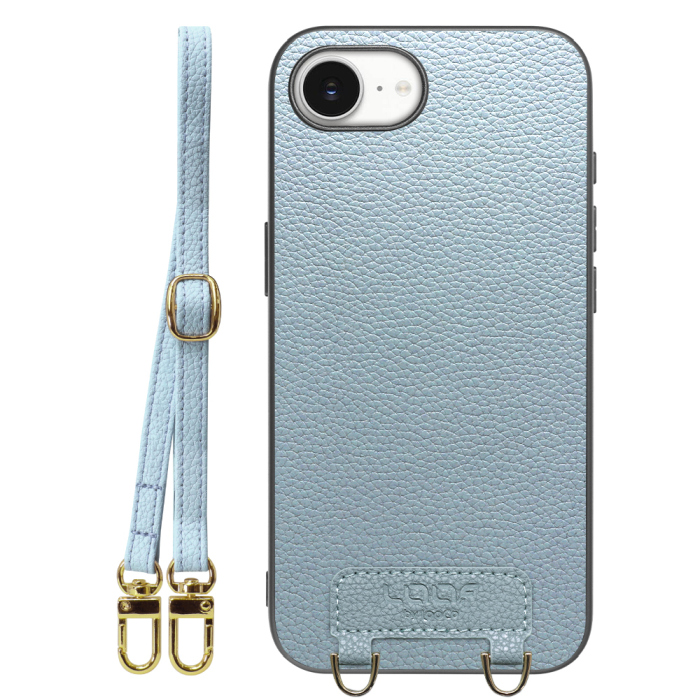 [ LOOF LUXURY-SHELL SHOULDER ] iPhone 16e / 17e iPhone16e 17e アイフォン16イー 17イー iPhone 16E アイフォン 17E ショルダーストラップ付き シンプルでスマート 本革 シェル型ケース ショルダー ストラップ スマホショルダー [ iPhone 16e / 17e ]