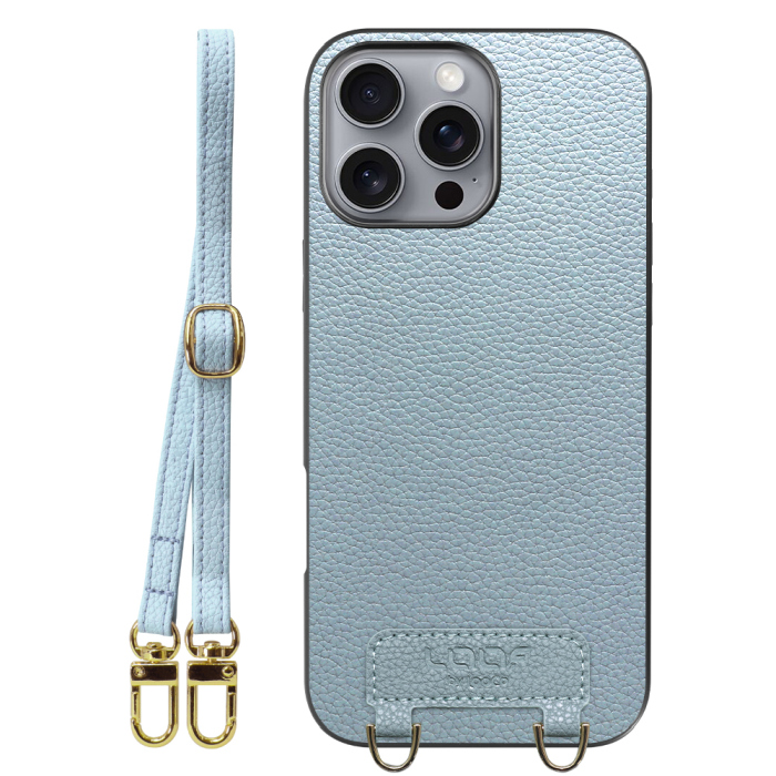 [ LOOF LUXURY-SHELL SHOULDER ] iPhone 16 Pro Max iPhone16 Pro Max アイフォン16 プロ マックス ショルダーストラップ付き シンプルでスマート 本革 シェル型ケース ショルダー ストラップ スマホショルダー [ iPhone 16 Pro Max ]