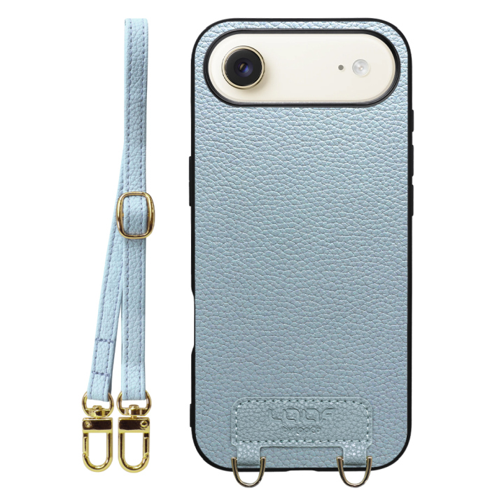 [ LOOF LUXURY-SHELL SHOULDER ] iPhone Air iPhone Air アイフォン エア iPhoneAir ショルダーストラップ付き シンプルでスマート 本革 シェル型ケース ショルダー ストラップ スマホショルダー [ iPhone Air 用 ]