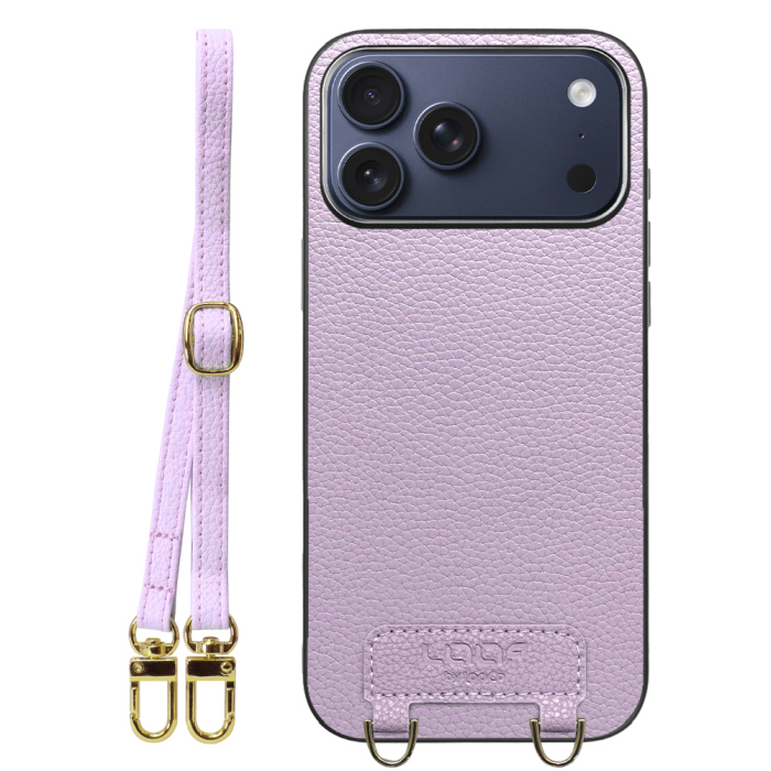 [ LOOF LUXURY-SHELL SHOULDER ] iPhone 17 Pro Max iPhone17 Pro Max アイフォン17 プロ マックス ショルダーストラップ付き シンプルでスマート 本革 シェル型ケース ショルダー ストラップ スマホショルダー [ iPhone 17 Pro Max 用 ]