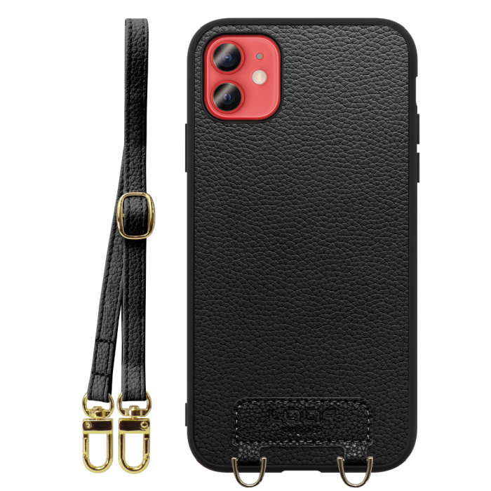 [ LOOF LUXURY-SHELL SHOULDER ] iPhone 12 mini iphone12mini 12mini 12ミニ ショルダーストラップ付き シンプルでスマート 本革 シェル型ケース ショルダー ストラップ スマホショルダー [ iPhone 12 mini ]