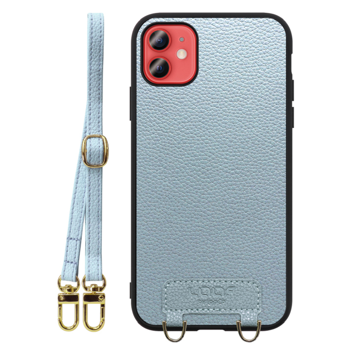 [ LOOF LUXURY-SHELL SHOULDER ] iPhone 12 mini iphone12mini 12mini 12ミニ ショルダーストラップ付き シンプルでスマート 本革 シェル型ケース ショルダー ストラップ スマホショルダー [ iPhone 12 mini ]