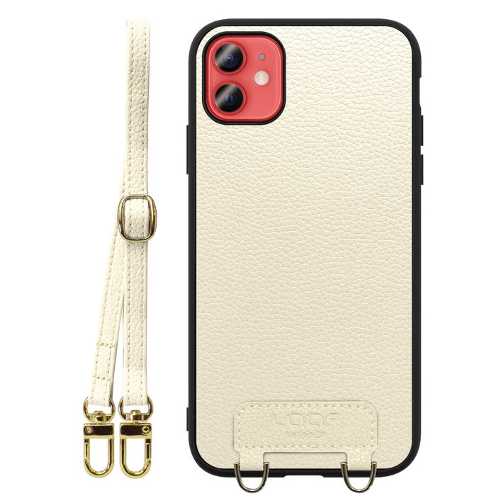 [ LOOF LUXURY-SHELL SHOULDER ] iPhone 12 mini iphone12mini 12mini 12ミニ ショルダーストラップ付き シンプルでスマート 本革 シェル型ケース ショルダー ストラップ スマホショルダー [ iPhone 12 mini ]