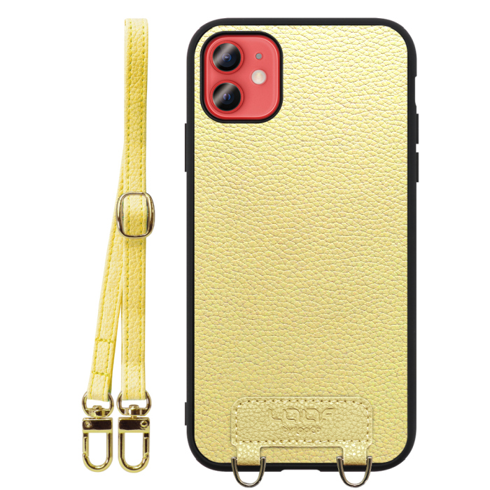 [ LOOF LUXURY-SHELL SHOULDER ] iPhone 12 mini iphone12mini 12mini 12ミニ ショルダーストラップ付き シンプルでスマート 本革 シェル型ケース ショルダー ストラップ スマホショルダー [ iPhone 12 mini ]