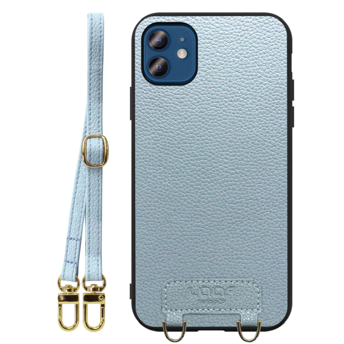[ LOOF LUXURY-SHELL SHOULDER ] iPhone 12 / 12 Pro iphone12 iphone12pro 12pro 12プロ ショルダーストラップ付き シンプルでスマート 本革 シェル型ケース ショルダー ストラップ スマホショルダー [ iPhone 12 / 12 Pro ]