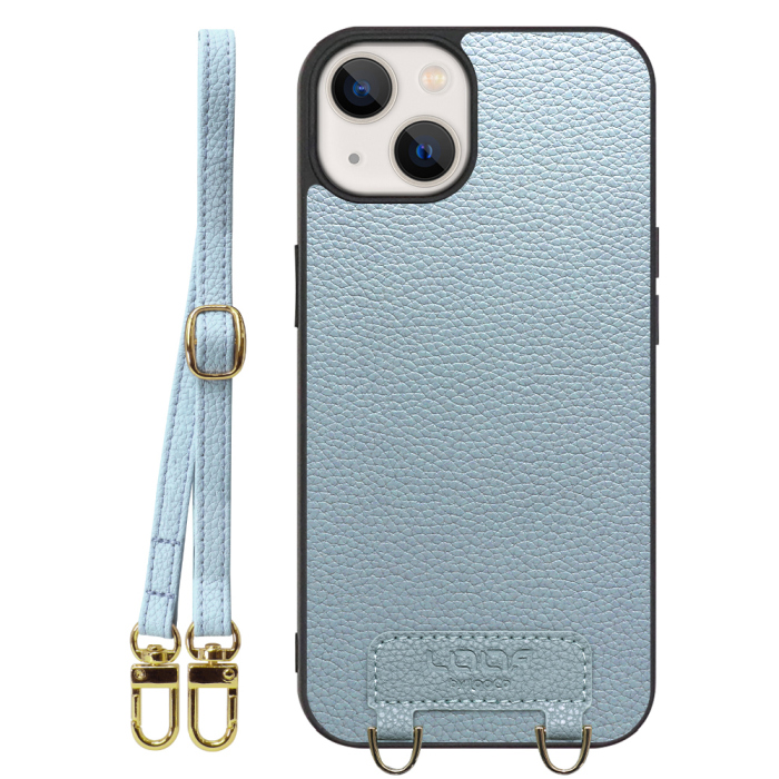 [ LOOF LUXURY-SHELL SHOULDER ] iPhone 13 mini iphone13mini 13mini ミニ ショルダーストラップ付き シンプルでスマート 本革 シェル型ケース ショルダー ストラップ スマホショルダー [ iPhone 13 mini ]