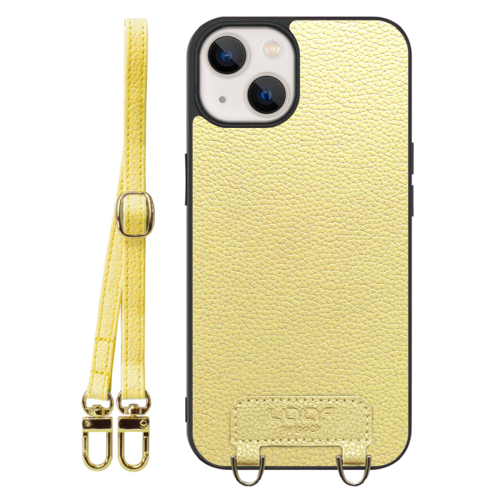 [ LOOF LUXURY-SHELL SHOULDER ] iPhone 13 mini iphone13mini 13mini ミニ ショルダーストラップ付き シンプルでスマート 本革 シェル型ケース ショルダー ストラップ スマホショルダー [ iPhone 13 mini ]