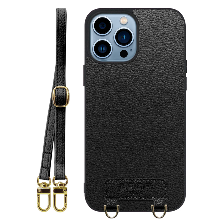 [ LOOF LUXURY-SHELL SHOULDER ] iPhone 13 Pro iphone13pro 13pro プロ ショルダーストラップ付き シンプルでスマート 本革 シェル型ケース ショルダー ストラップ スマホショルダー [ iPhone 13 Pro ]