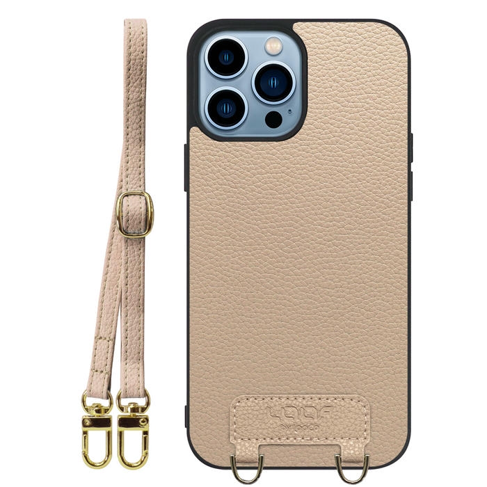 [ LOOF LUXURY-SHELL SHOULDER ] iPhone 13 Pro iphone13pro 13pro プロ ショルダーストラップ付き シンプルでスマート 本革 シェル型ケース ショルダー ストラップ スマホショルダー [ iPhone 13 Pro ]