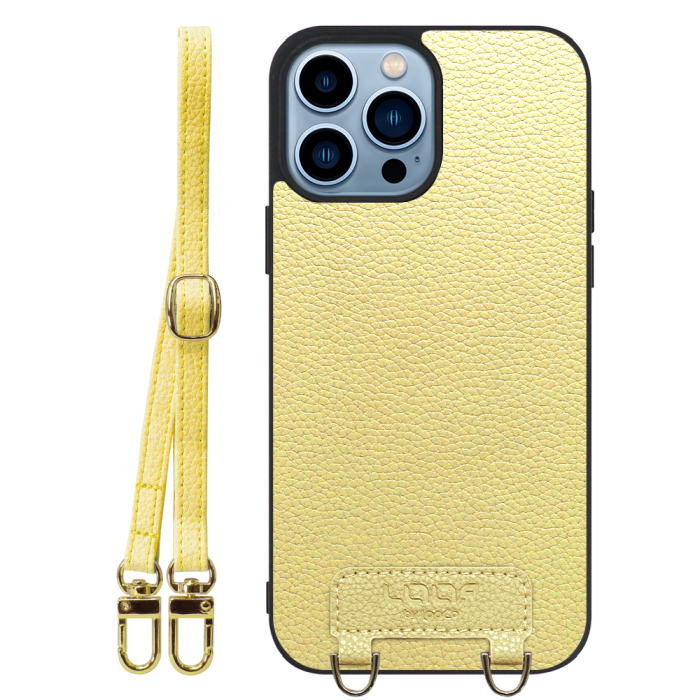 [ LOOF LUXURY-SHELL SHOULDER ] iPhone 13 Pro iphone13pro 13pro プロ ショルダーストラップ付き シンプルでスマート 本革 シェル型ケース ショルダー ストラップ スマホショルダー [ iPhone 13 Pro ]
