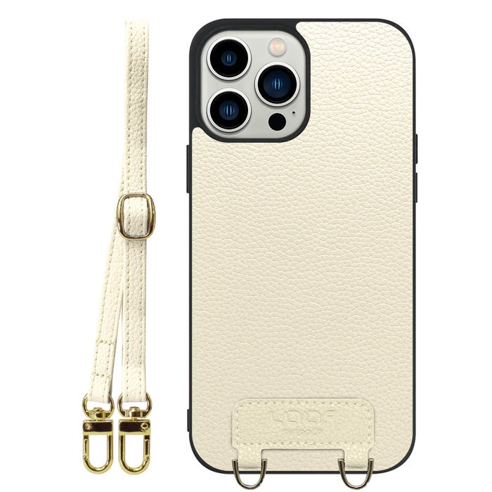 [ LOOF LUXURY-SHELL SHOULDER ] iPhone 13 Pro Max iphone13promax 13promax promax プロマックス ショルダーストラップ付き シンプルでスマート 本革 シェル型ケース ショルダー ストラップ スマホショルダー [ iPhone 13 Pro Max ]
