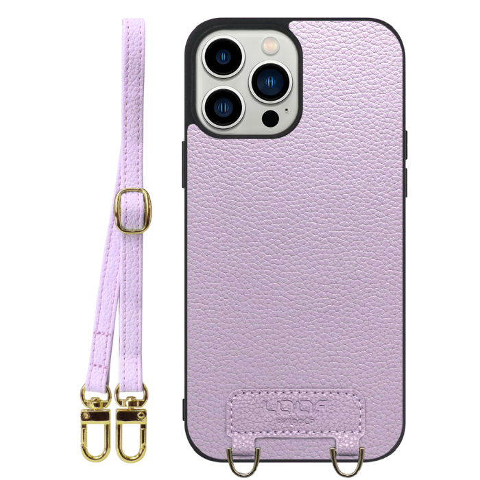 [ LOOF LUXURY-SHELL SHOULDER ] iPhone 13 Pro Max iphone13promax 13promax promax プロマックス ショルダーストラップ付き シンプルでスマート 本革 シェル型ケース ショルダー ストラップ スマホショルダー [ iPhone 13 Pro Max ]