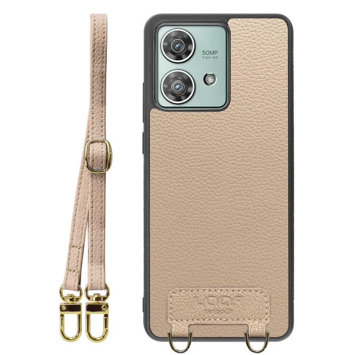 [ LOOF LUXURY-SHELL SHOULDER ] motorola edge 40 neo motorola edge40neo ショルダーストラップ付き シンプルでスマート 本革 シェル型ケース ショルダー ストラップ スマホショルダー [ motorola edge 40 neo ]