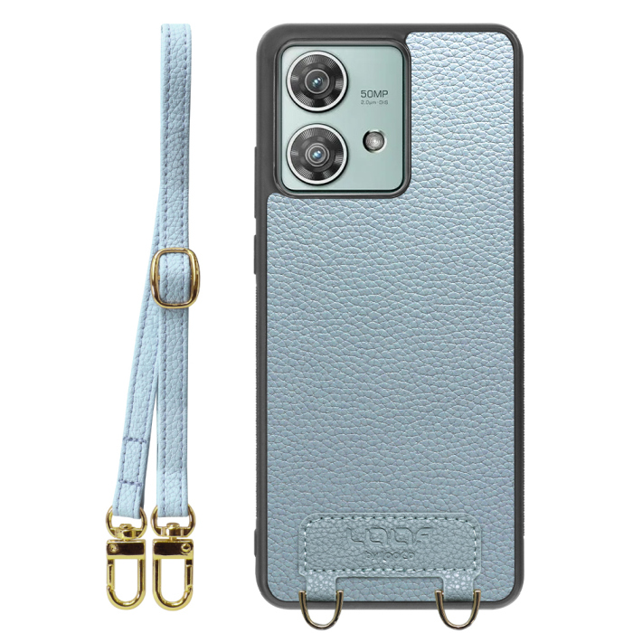 [ LOOF LUXURY-SHELL SHOULDER ] motorola edge 40 neo motorola edge40neo ショルダーストラップ付き シンプルでスマート 本革 シェル型ケース ショルダー ストラップ スマホショルダー [ motorola edge 40 neo ]