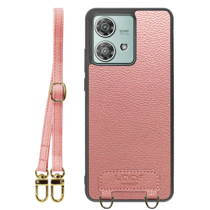 [ LOOF LUXURY-SHELL SHOULDER ] motorola edge 40 neo motorola edge40neo ショルダーストラップ付き シンプルでスマート 本革 シェル型ケース ショルダー ストラップ スマホショルダー [ motorola edge 40 neo ]