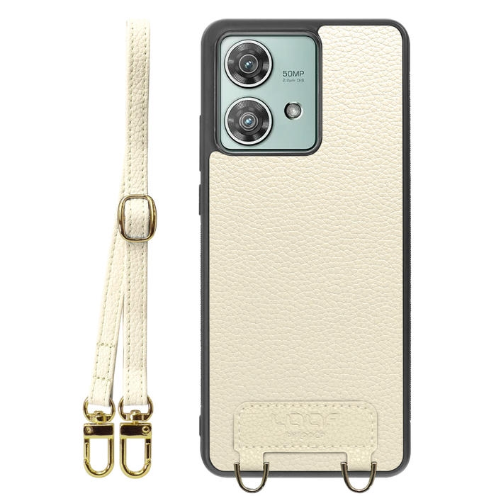 [ LOOF LUXURY-SHELL SHOULDER ] motorola edge 40 neo motorola edge40neo ショルダーストラップ付き シンプルでスマート 本革 シェル型ケース ショルダー ストラップ スマホショルダー [ motorola edge 40 neo ]