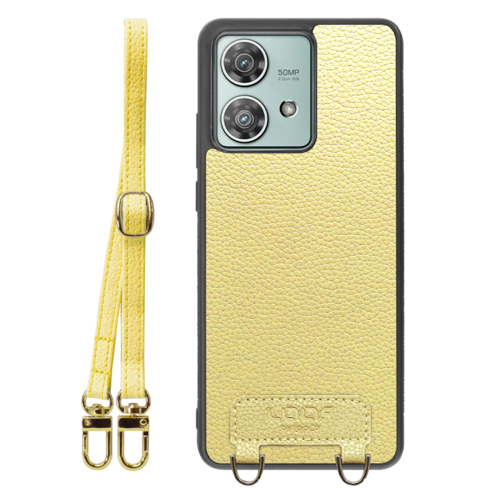 [ LOOF LUXURY-SHELL SHOULDER ] motorola edge 40 neo motorola edge40neo ショルダーストラップ付き シンプルでスマート 本革 シェル型ケース ショルダー ストラップ スマホショルダー [ motorola edge 40 neo ]