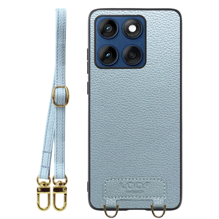 [ LOOF LUXURY-SHELL SHOULDER ] motorola edge 60 モトローラ XT2507-3 XT2507-6 ショルダーストラップ付き シンプルでスマート 本革 シェル型ケース ショルダー ストラップ スマホショルダー [ motorola edge 60 ]