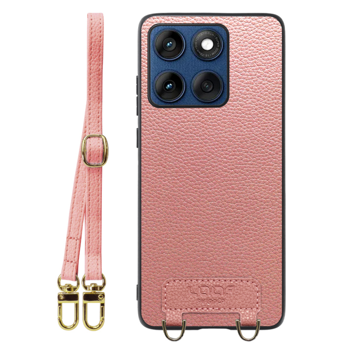 [ LOOF LUXURY-SHELL SHOULDER ] motorola edge 60 モトローラ XT2507-3 XT2507-6 ショルダーストラップ付き シンプルでスマート 本革 シェル型ケース ショルダー ストラップ スマホショルダー [ motorola edge 60 ]