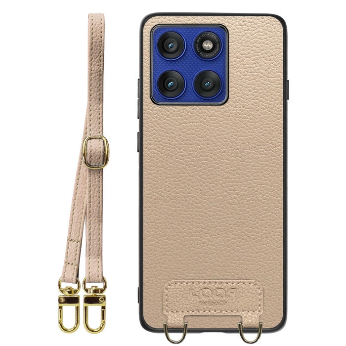 [ LOOF LUXURY-SHELL SHOULDER ] motorola edge 60 pro / 60s pro  ショルダーストラップ付き シンプルでスマート 本革 シェル型ケース ショルダー ストラップ スマホショルダー [ motorola edge 60 pro / 60s pro ]