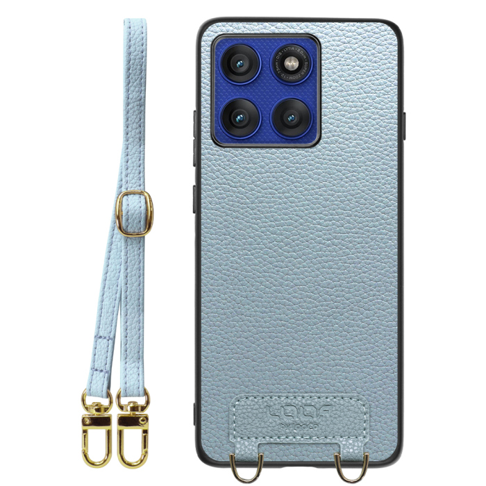 [ LOOF LUXURY-SHELL SHOULDER ] motorola edge 60 pro / 60s pro  ショルダーストラップ付き シンプルでスマート 本革 シェル型ケース ショルダー ストラップ スマホショルダー [ motorola edge 60 pro / 60s pro ]