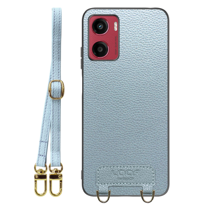 [ LOOF LUXURY-SHELL SHOULDER ] moto g05 motorola ショルダーストラップ付き シンプルでスマート 本革 シェル型ケース ショルダー ストラップ スマホショルダー [ moto g05 ]