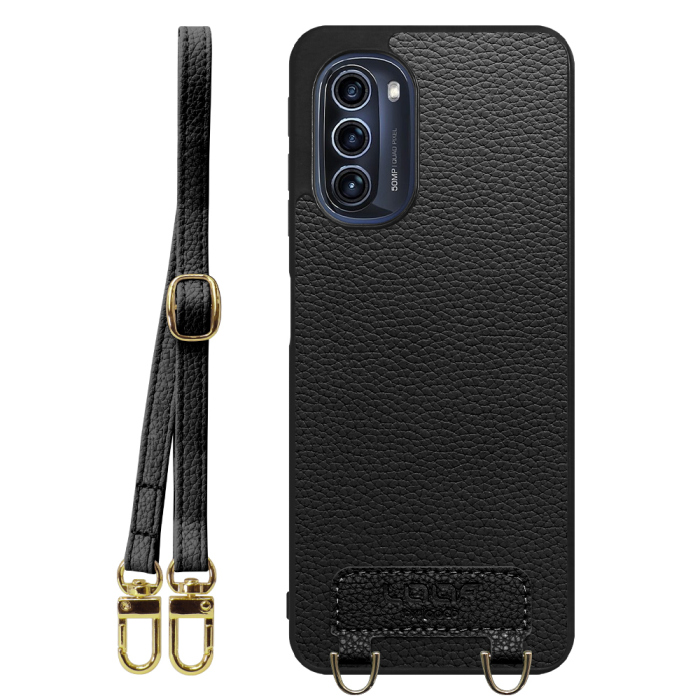 [ LOOF LUXURY-SHELL SHOULDER ] moto g52j 5G motog52j5g motog52j ショルダーストラップ付き シンプルでスマート 本革 シェル型ケース ショルダー ストラップ スマホショルダー [ moto g52j 5G ]