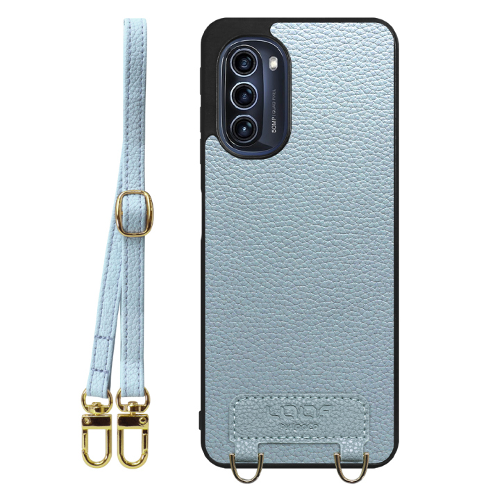 [ LOOF LUXURY-SHELL SHOULDER ] moto g52j 5G motog52j5g motog52j ショルダーストラップ付き シンプルでスマート 本革 シェル型ケース ショルダー ストラップ スマホショルダー [ moto g52j 5G ]