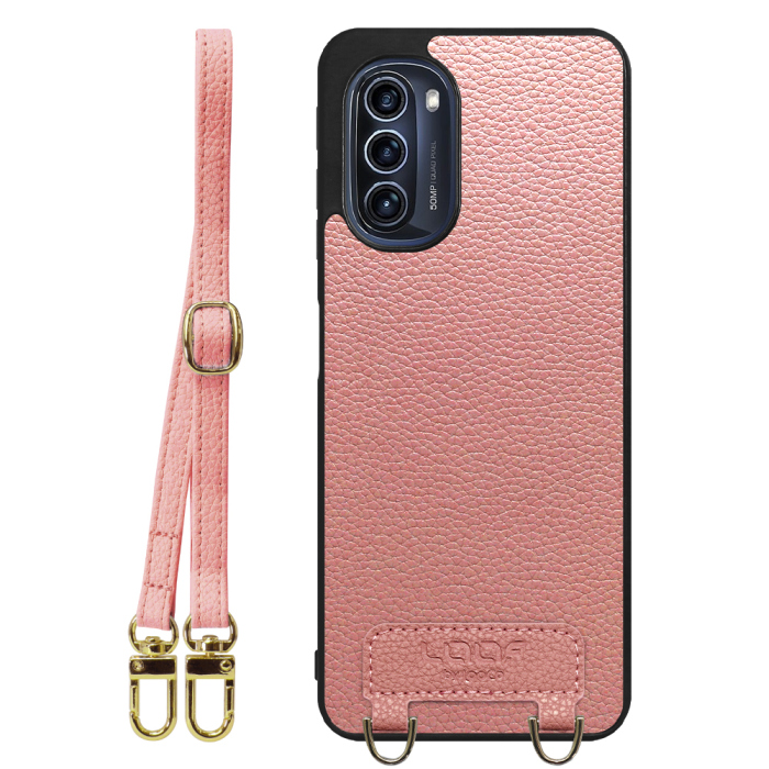 [ LOOF LUXURY-SHELL SHOULDER ] moto g52j 5G motog52j5g motog52j ショルダーストラップ付き シンプルでスマート 本革 シェル型ケース ショルダー ストラップ スマホショルダー [ moto g52j 5G ]
