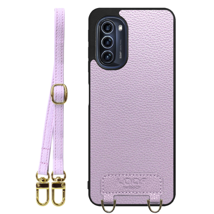 [ LOOF LUXURY-SHELL SHOULDER ] moto g52j 5G motog52j5g motog52j ショルダーストラップ付き シンプルでスマート 本革 シェル型ケース ショルダー ストラップ スマホショルダー [ moto g52j 5G ]