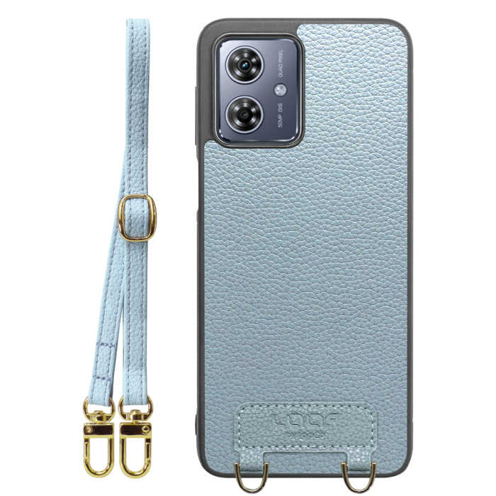 [ LOOF LUXURY-SHELL SHOULDER ] moto g64 5G / g64y 5G  ショルダーストラップ付き シンプルでスマート 本革 シェル型ケース ショルダー ストラップ スマホショルダー [ moto g64 5G / g64y 5G ]