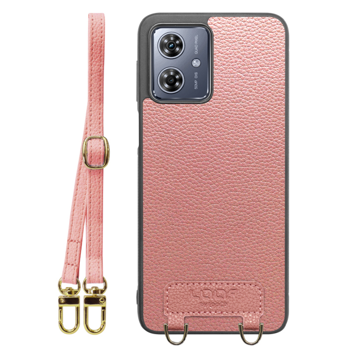 [ LOOF LUXURY-SHELL SHOULDER ] moto g64 5G / g64y 5G  ショルダーストラップ付き シンプルでスマート 本革 シェル型ケース ショルダー ストラップ スマホショルダー [ moto g64 5G / g64y 5G ]