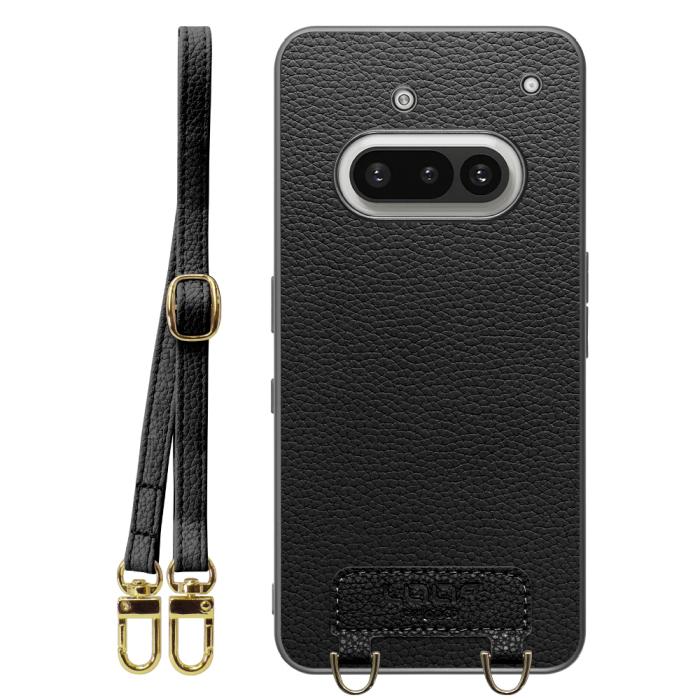 [ LOOF LUXURY-SHELL SHOULDER ] Nothing Phone (3a) Phone 3a ショルダーストラップ付き シンプルでスマート 本革 シェル型ケース ショルダー ストラップ スマホショルダー [ Nothing Phone (3a) ]