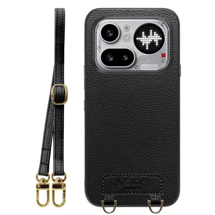 [ LOOF LUXURY-SHELL SHOULDER ] Nothing Phone (4a) Pro A069P ショルダーストラップ付き シンプルでスマート 本革 シェル型ケース ショルダー ストラップ スマホショルダー [ Nothing Phone (4a) Pro ]