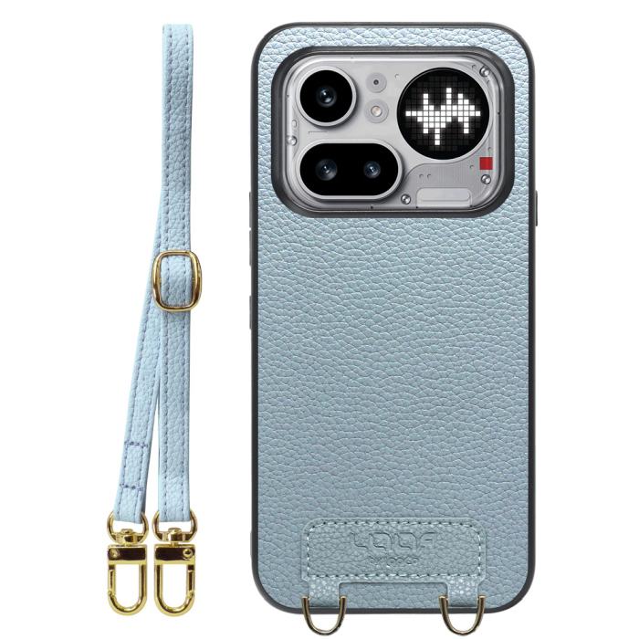 [ LOOF LUXURY-SHELL SHOULDER ] Nothing Phone (4a) Pro A069P ショルダーストラップ付き シンプルでスマート 本革 シェル型ケース ショルダー ストラップ スマホショルダー [ Nothing Phone (4a) Pro ]