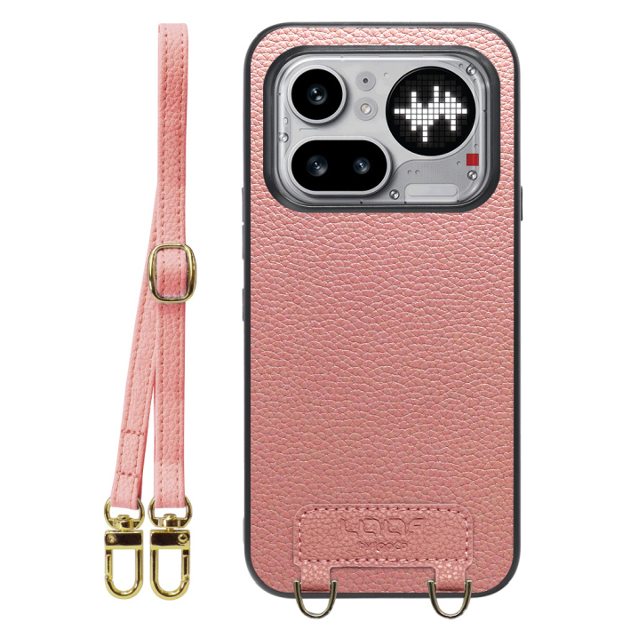 [ LOOF LUXURY-SHELL SHOULDER ] Nothing Phone (4a) Pro A069P ショルダーストラップ付き シンプルでスマート 本革 シェル型ケース ショルダー ストラップ スマホショルダー [ Nothing Phone (4a) Pro ]