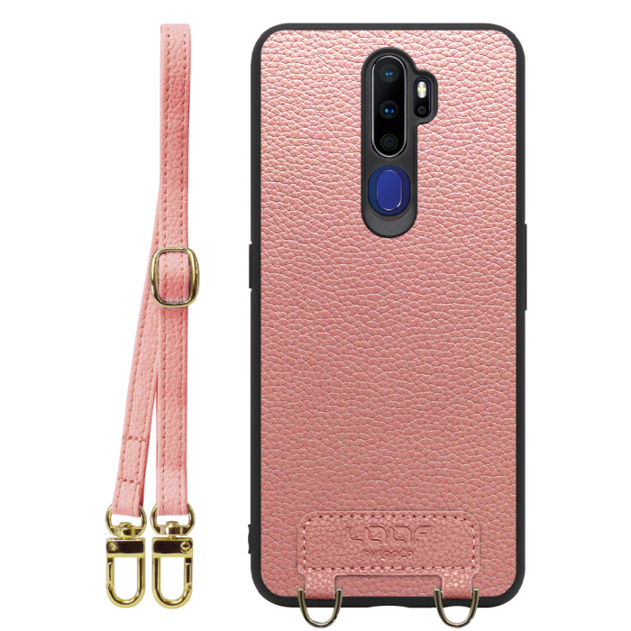 [ LOOF LUXURY-SHELL SHOULDER ] OPPO A5 2020 a52020 oppoa5 ショルダーストラップ付き シンプルでスマート 本革 シェル型ケース ショルダー ストラップ スマホショルダー [ OPPO A5 2020 ]