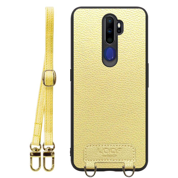 [ LOOF LUXURY-SHELL SHOULDER ] OPPO A5 2020 a52020 oppoa5 ショルダーストラップ付き シンプルでスマート 本革 シェル型ケース ショルダー ストラップ スマホショルダー [ OPPO A5 2020 ]