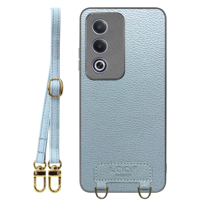 [ LOOF LUXURY-SHELL SHOULDER ] OPPO A3 5G CPH2639 ショルダーストラップ付き シンプルでスマート 本革 シェル型ケース ショルダー ストラップ スマホショルダー [ OPPO A3 5G ]