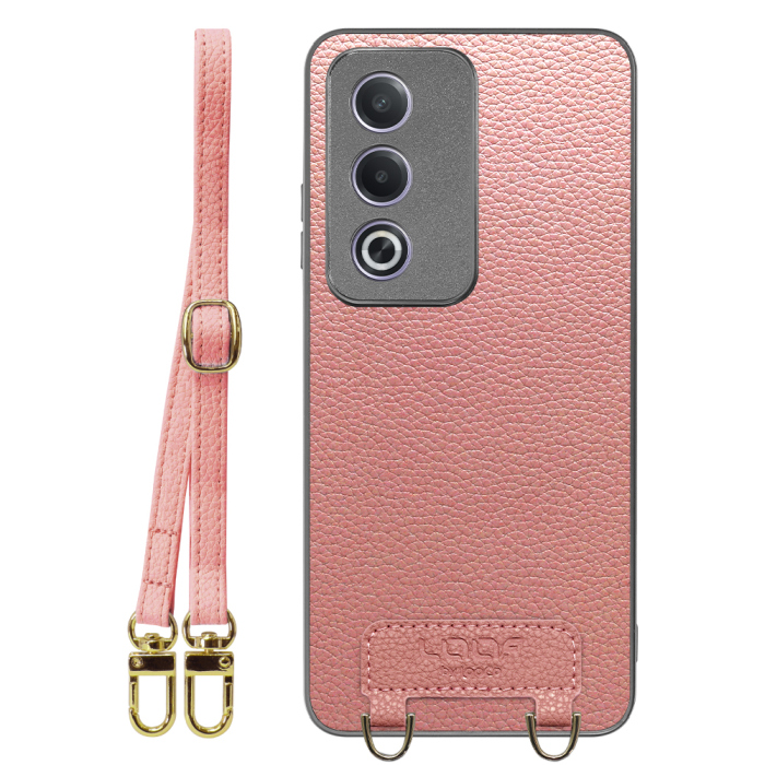[ LOOF LUXURY-SHELL SHOULDER ] OPPO A3 5G CPH2639 ショルダーストラップ付き シンプルでスマート 本革 シェル型ケース ショルダー ストラップ スマホショルダー [ OPPO A3 5G ]